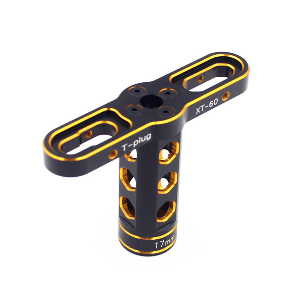 (Gold) 17Mm Aluminum Wheel Hex Nut Wrench - Rc Car 1/8 Tire Installation Tool Gold 123643835454