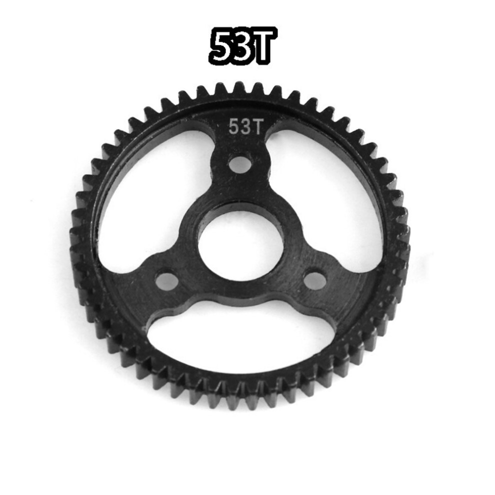 (53T) Harden Steel Main Gear 50T 52T 53T 54T 32P 0.8M For Traxxas Slash 4X4 Rc Cars Black 320997437680