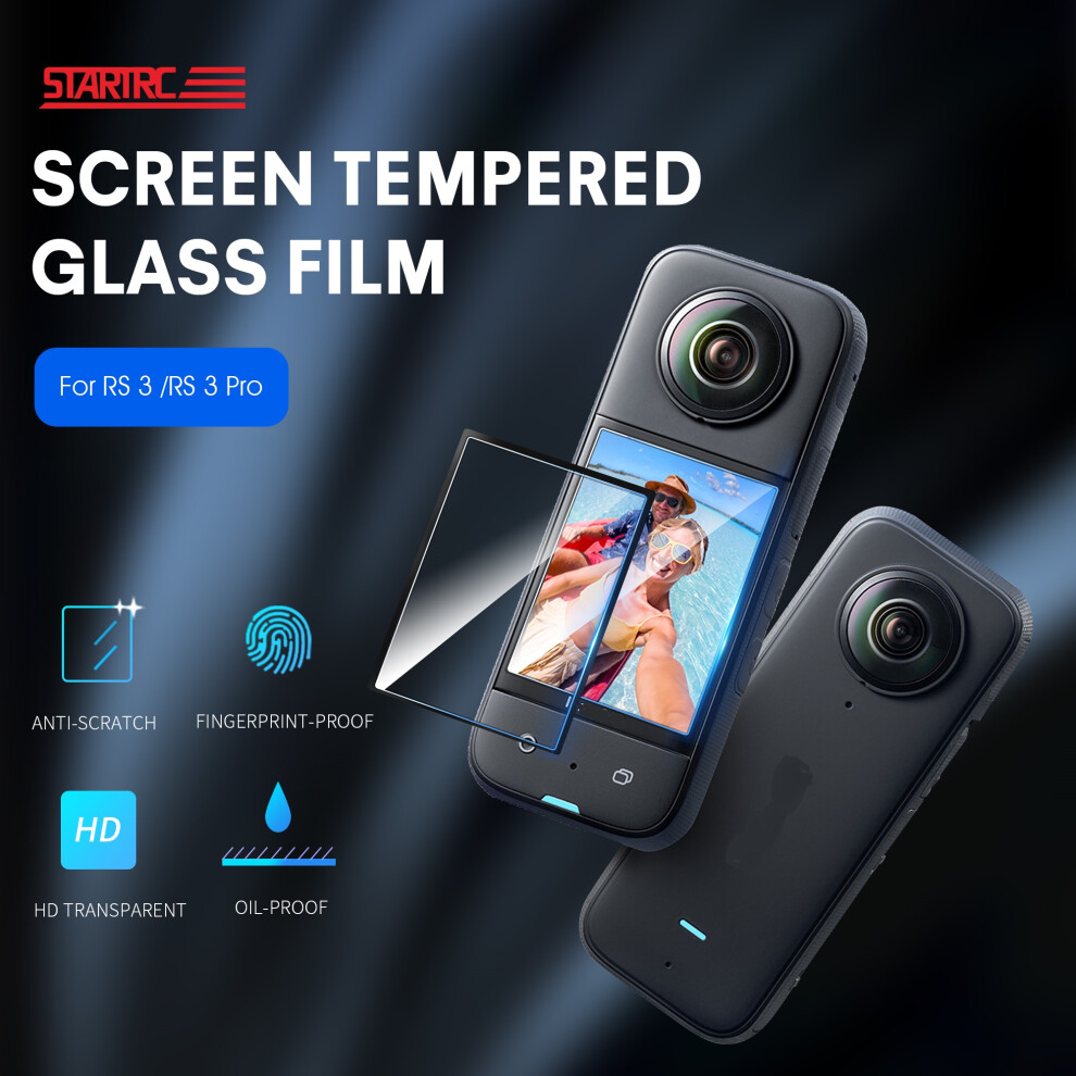 For Insta360 X3 Curved Protective Film Transparent Hd Scratch Resistant Accessories 320997440703