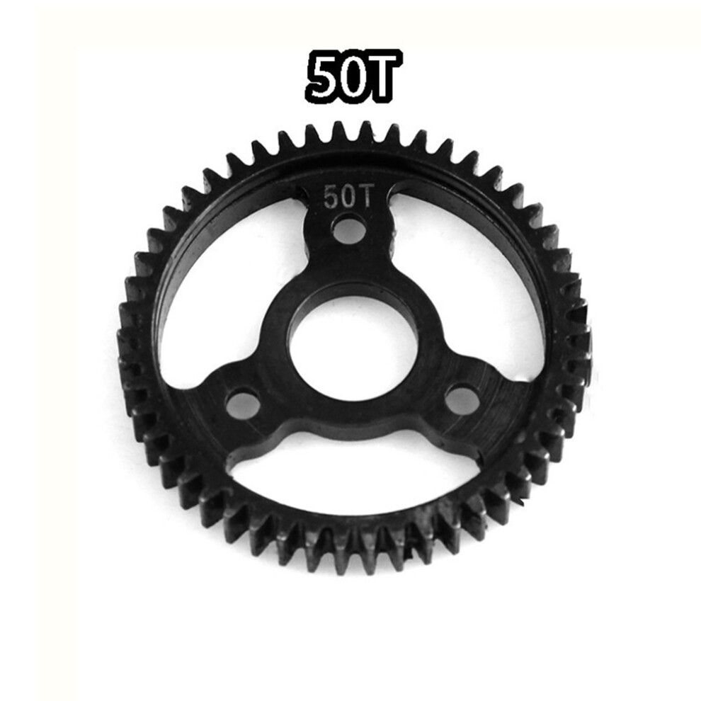 (50T) Harden Steel Main Gear 50T 52T 53T 54T 32P 0.8M For Traxxas Slash 4X4 Rc Cars Black 320997437666