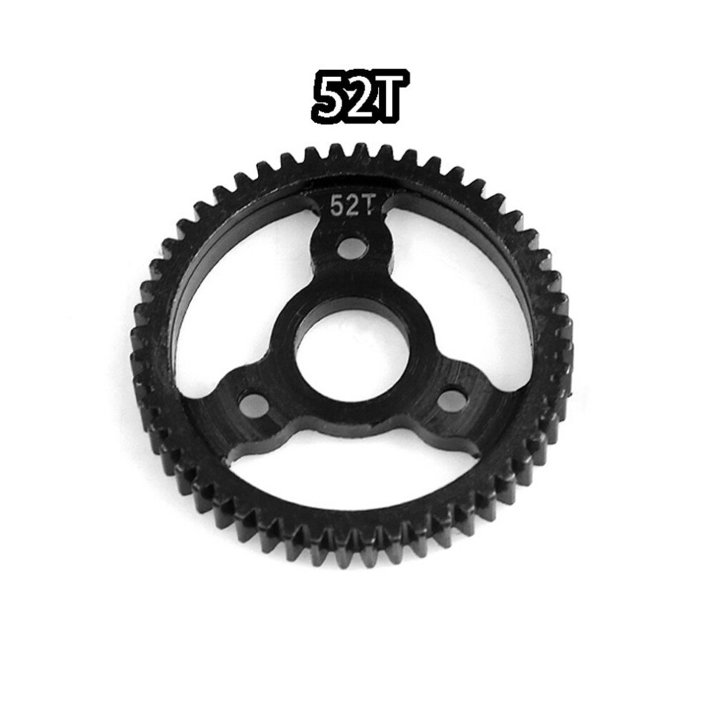 (52T) Harden Steel Main Gear 50T 52T 53T 54T 32P 0.8M For Traxxas Slash 4X4 Rc Cars Black 320997437673