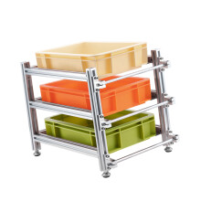 Étagère utilitaire de support de stockage polyvalent à 3 niveaux