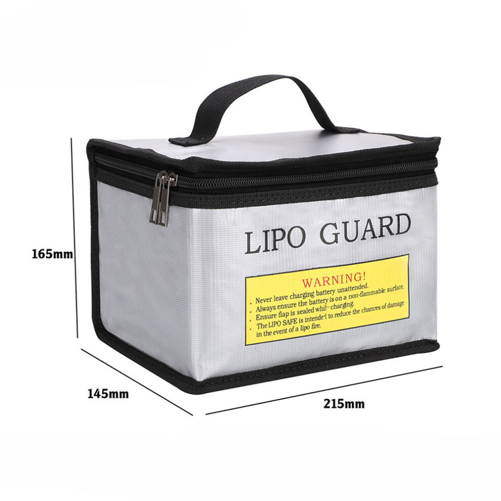 215*145*165Mm Fireproof Rc Lipo Battery Portable Explosion-Proof Safety Bag Safe Guard Charge Sack 320997483809