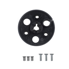 (Plastic Black) 1/4 7in Reel to Reel Tape Disc Controller For Nab Hub with Assembly Screws