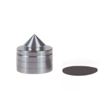 (4*Small Nail) 4Set Adjustable Stainless Steel HiFi Speaker Turntable Isolation Stand Feet