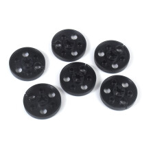 (Black) 6PCS 1/4 7 inch Reel To Reel Tape Adapter Replace Nab Hub Reel Tape Adapter