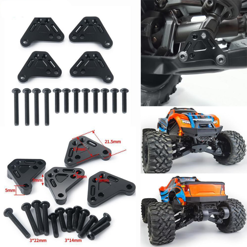 Metal Heighten Shock Absorber Towers For Traxxas Maxx Widemaxx 1:10 Rc Truck 123643836406
