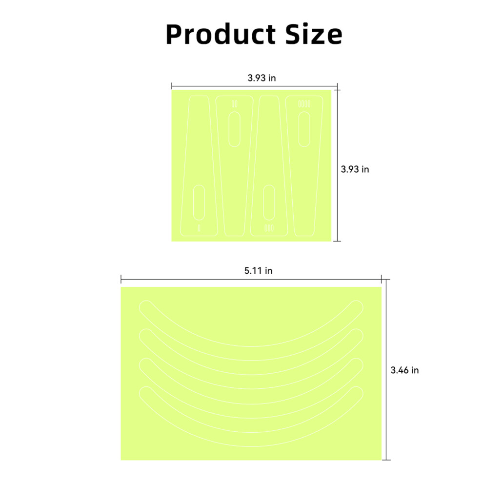 (Fluorescent Green) Colorful Luminous Stickers For Dji Avata Fluorescent Decals Through Night Flight 320997439059