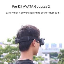 Glasses Battery Box Lens Shading Pad Power Supply Cable for for DJI AVATA Goggles 2