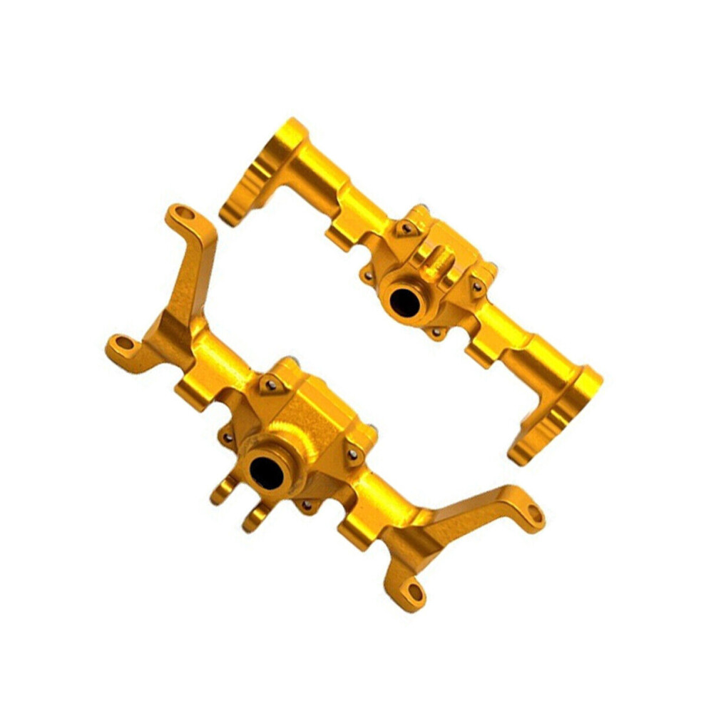 (Gold) Front & Rear Axle Housing Case Upgarde Part For Fms Power Wagon Fcx24 1/24 Rc Gold 320997439585