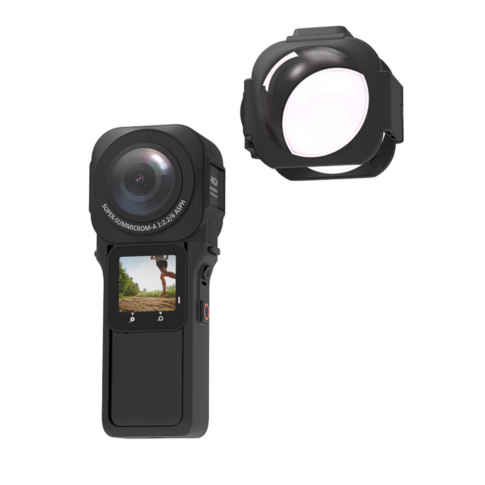 Optical Coating Acrylic Lens Cover + Cold Shoe For Insta360 One Rs 1-Inch Camera Protection 123643837502