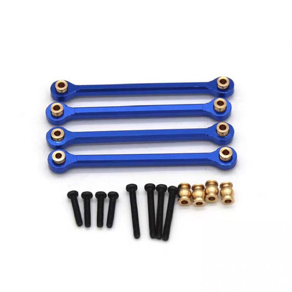 (Blue) 4Pcs Metal Chassis Link Rod Linkage Rc Car Parts For Fms Fcx24 1/24 Rc Car Blue 320997439691