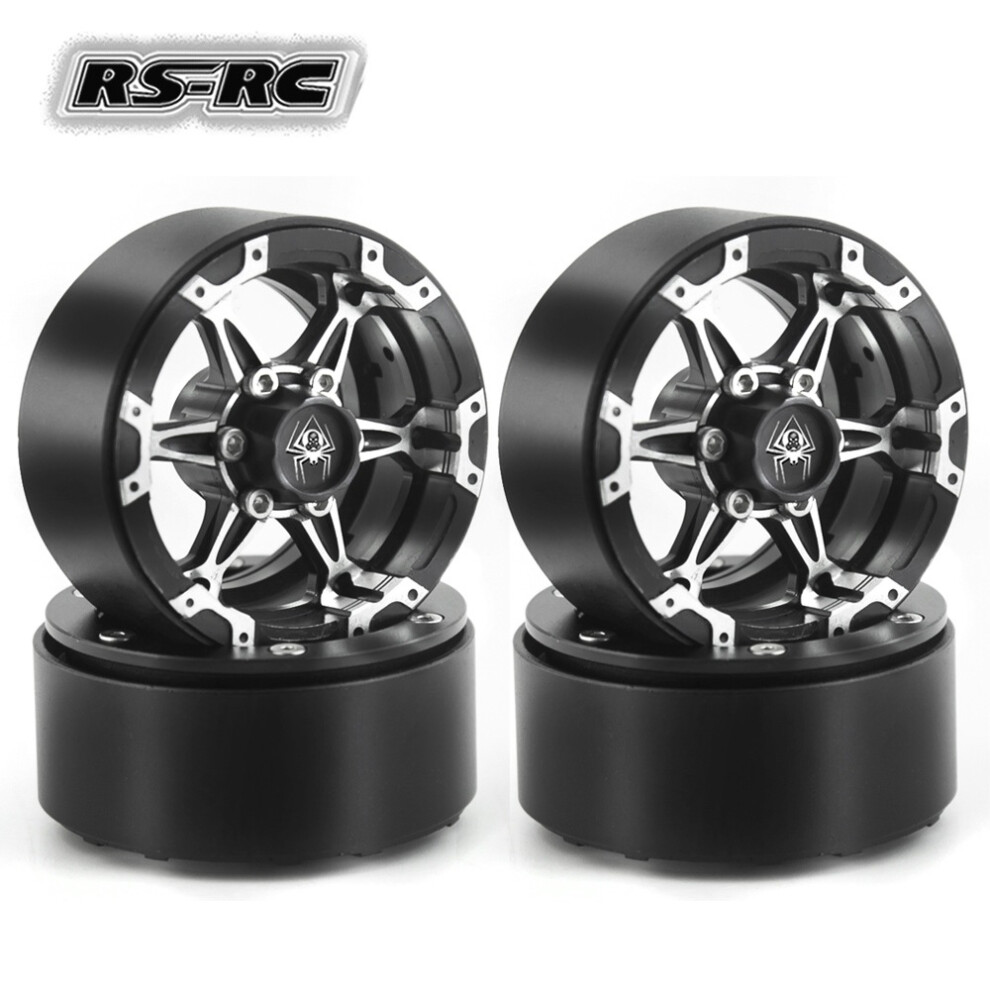 4Pcs 56Mm 1.9" Aluminum Alloy Wheel Rim For 1/10 Trx4 D90 Rc Rock Crawler R74 320997440307