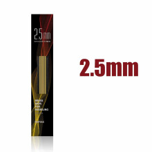 (2.5mm) 6 Size Modeling Hobby Brass Bars & Rods for Gundam & Military Model Building