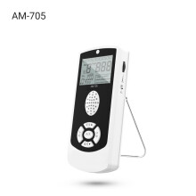 (White) LCD Electronic Metronome With Holder Guitar Piano Zither Instrument Universal