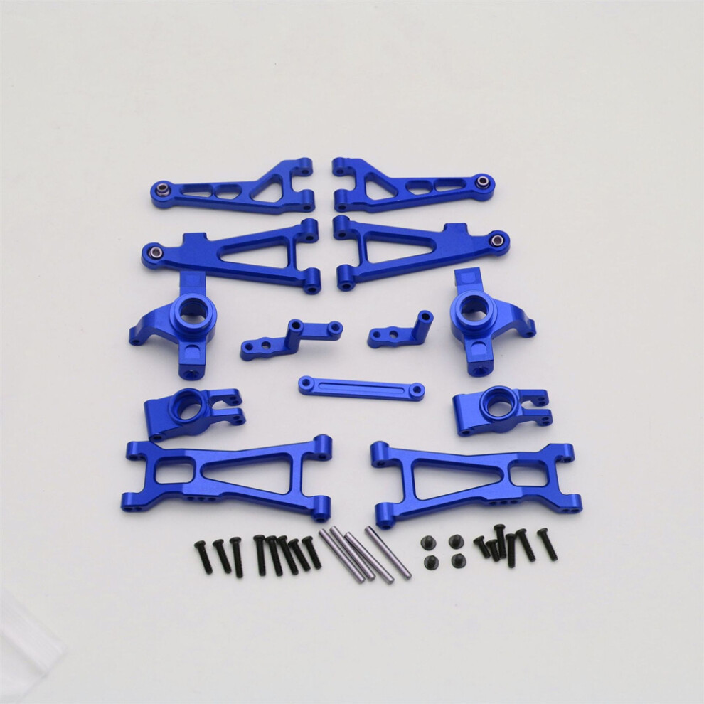 (Blue) For Mjx 1/16 H16 16207 16208 16209 Rc Car Aluminum Alloy Upgrade Parts Blue 320997463658