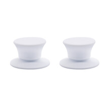 (White) 1 Pair 1/4 Inch NAB Hub Optical Shaft Adapters Nab Hub Reel Recorder Fittings Loading Device for Studer ReVox