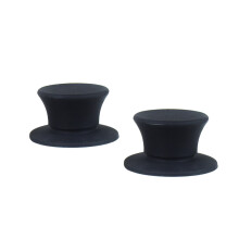 (Black) 1 Pair 1/4 Inch NAB Hub Optical Shaft Adapters Nab Hub Reel Recorder Fittings Loading Device for Studer ReVox
