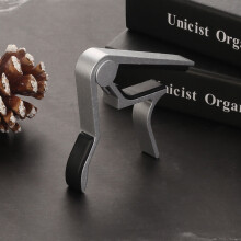 (Silver) Trigger Release Guitar Alloy Capo Electric Acoustic Alloy Clamp