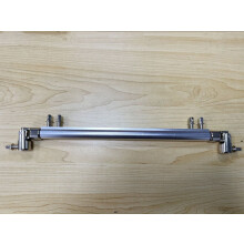 (Silver) 1PCS Double Bass Drum Pedal Drive Shaft Connecting Bar Driveshaft