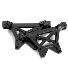 (Black) For Traxxas 1/10 E-Maxx T-Maxx Aluminium Alloy Front&Rear Shock Towers #4917R