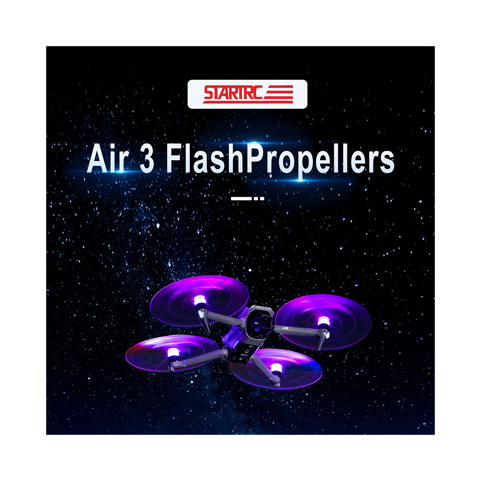 4Pcs Led Flashpropellers Low-Noise Propellers Props Blades For Dji Air 3 Drone 320997454465