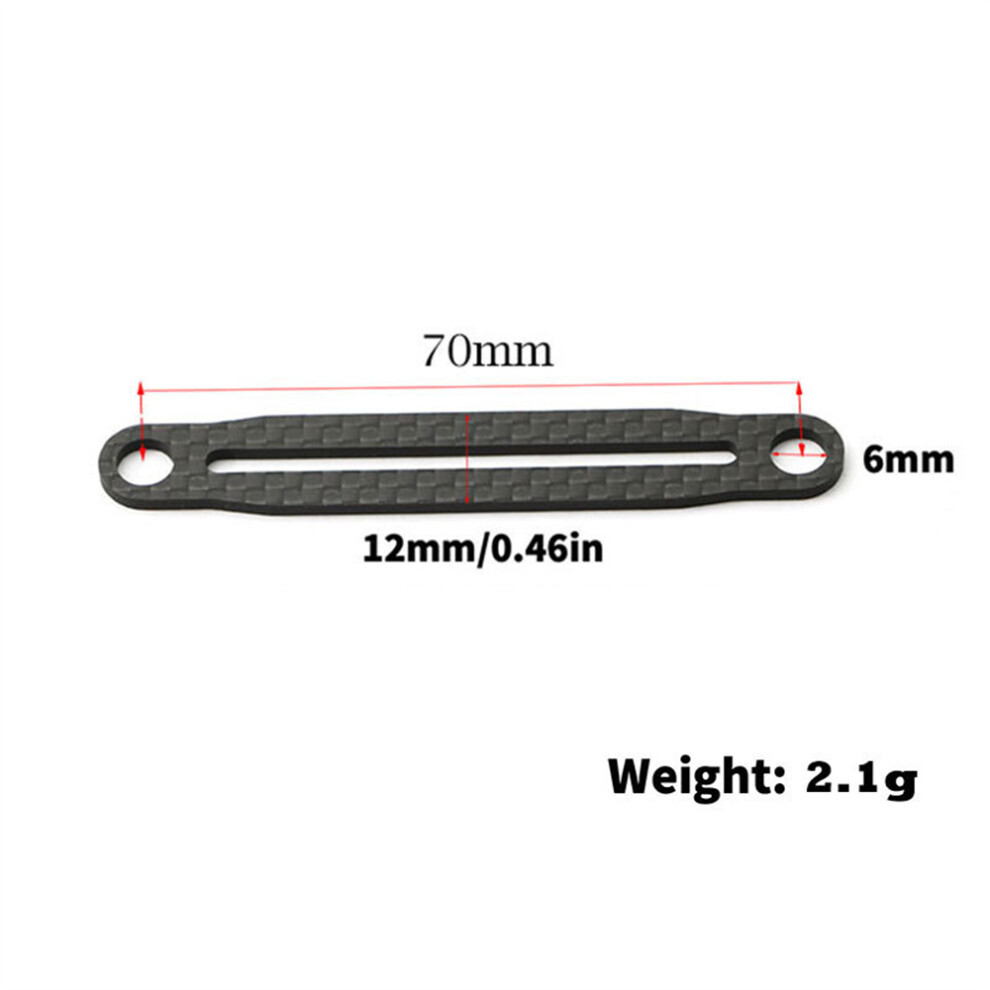 (70mm) Carbon Fiber Body Shell Column Mount Crossmember For TAMIYA TT02 XV02 XV01 RC