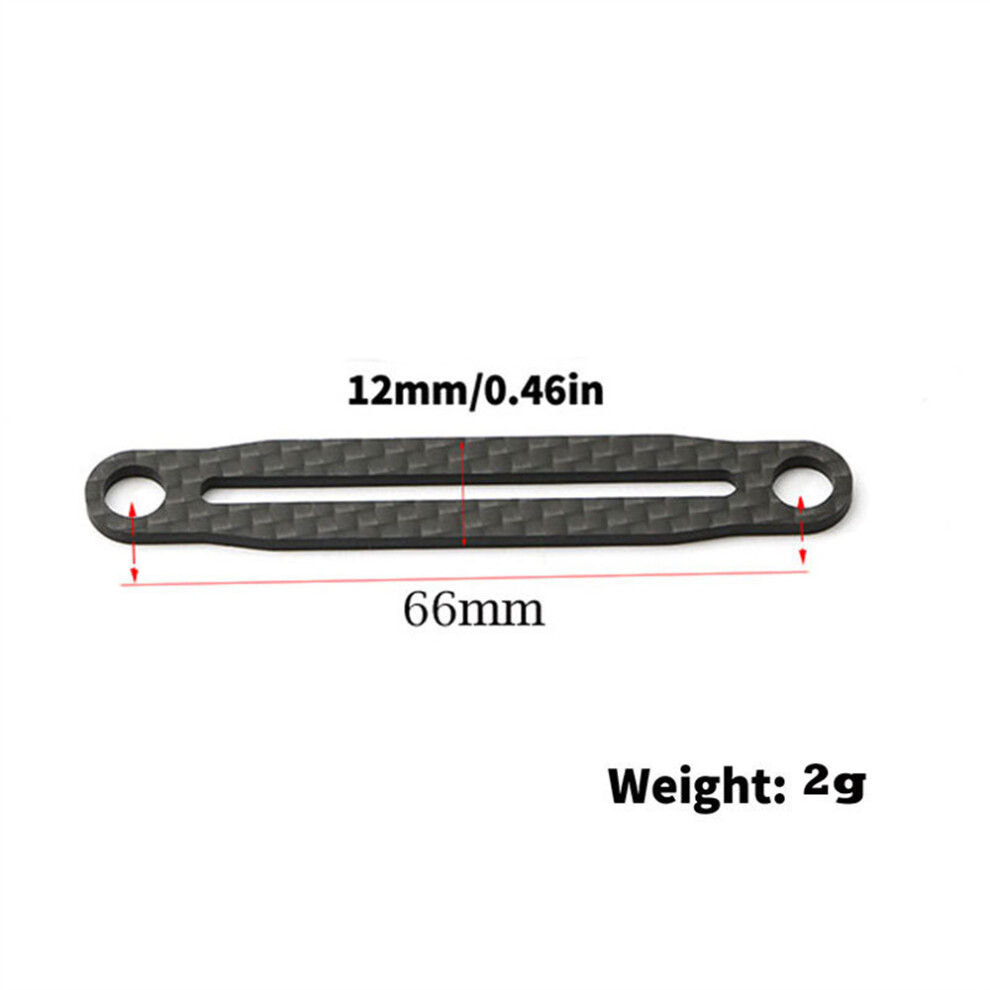(66mm) Carbon Fiber Body Shell Column Mount Crossmember For TAMIYA TT02 XV02 XV01 RC