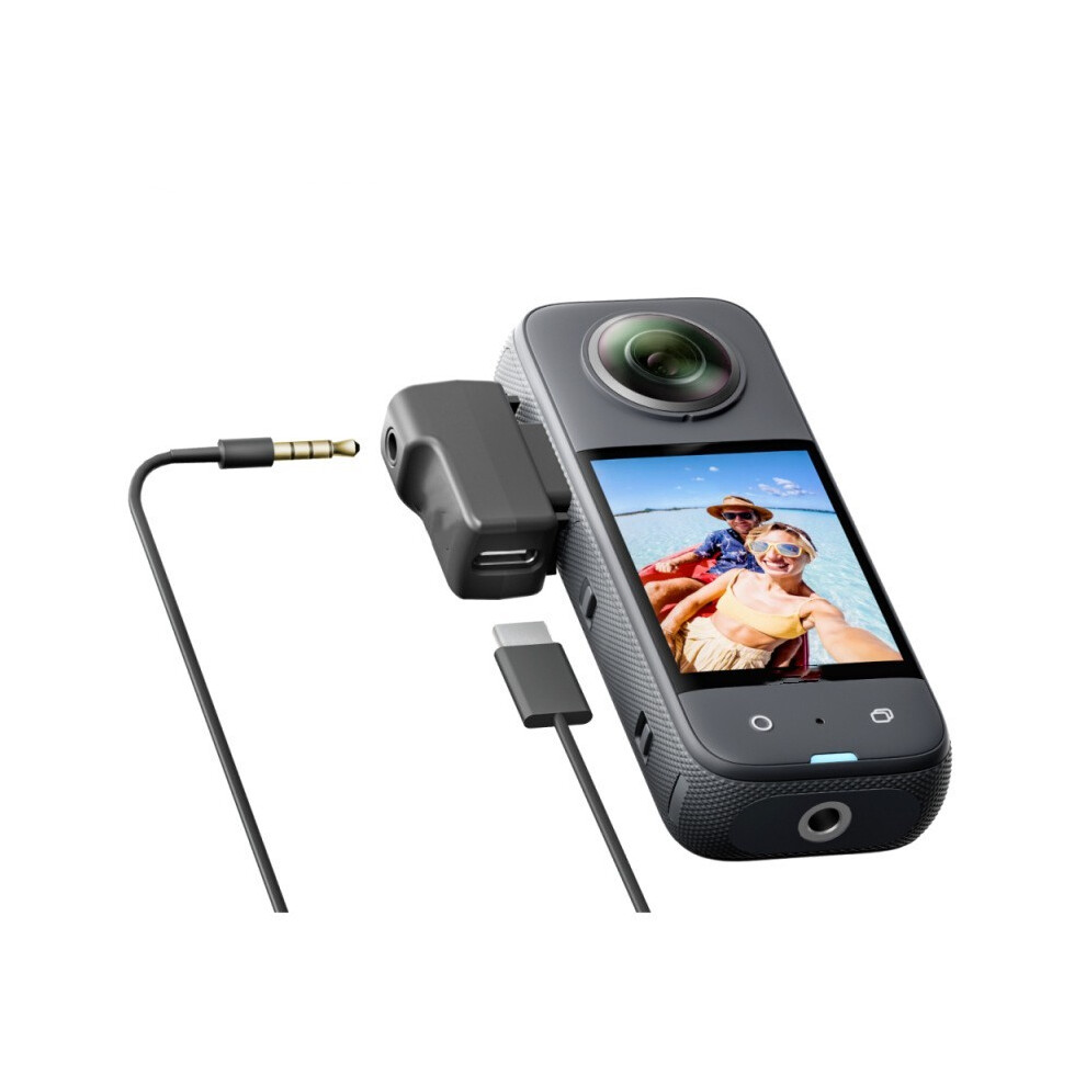 For Insta360 One X3 Camera 3.5Mm / Type-C Mic Adapter Charging Audio Adapter 320997455097