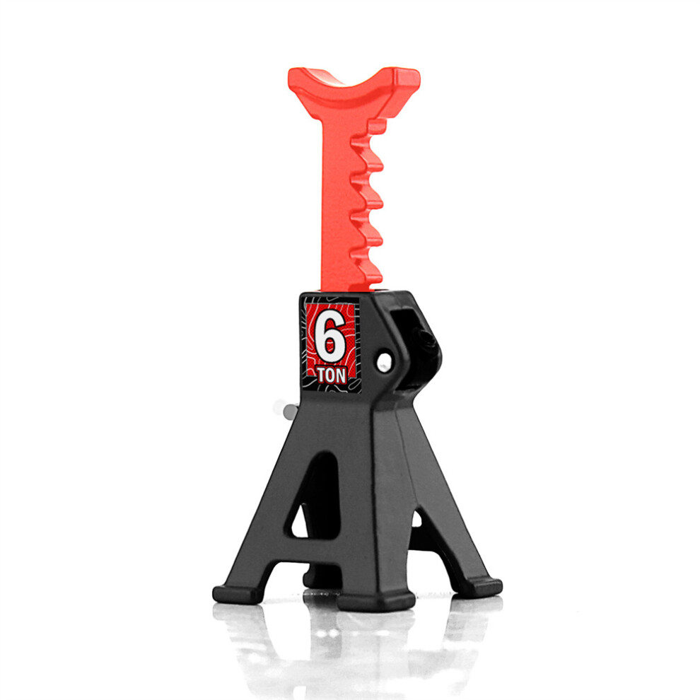 (Black) Metal Adjustable Mini Jack Stands For Rc Crawler Scx24 Ax24 Trx4m Fcx24 Black 320997449218