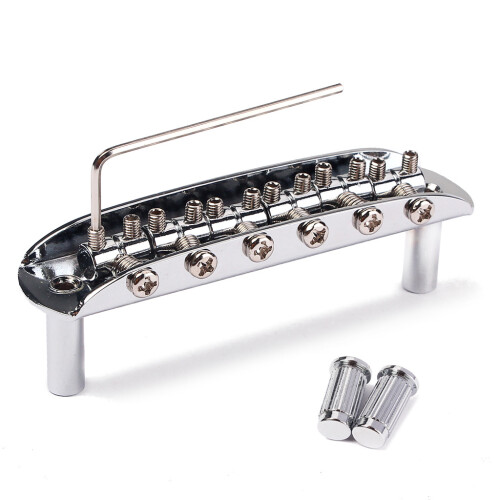 Chrome Plated Bridge Tail for 6 String Fender Jazzmaster Jaguar Mustang