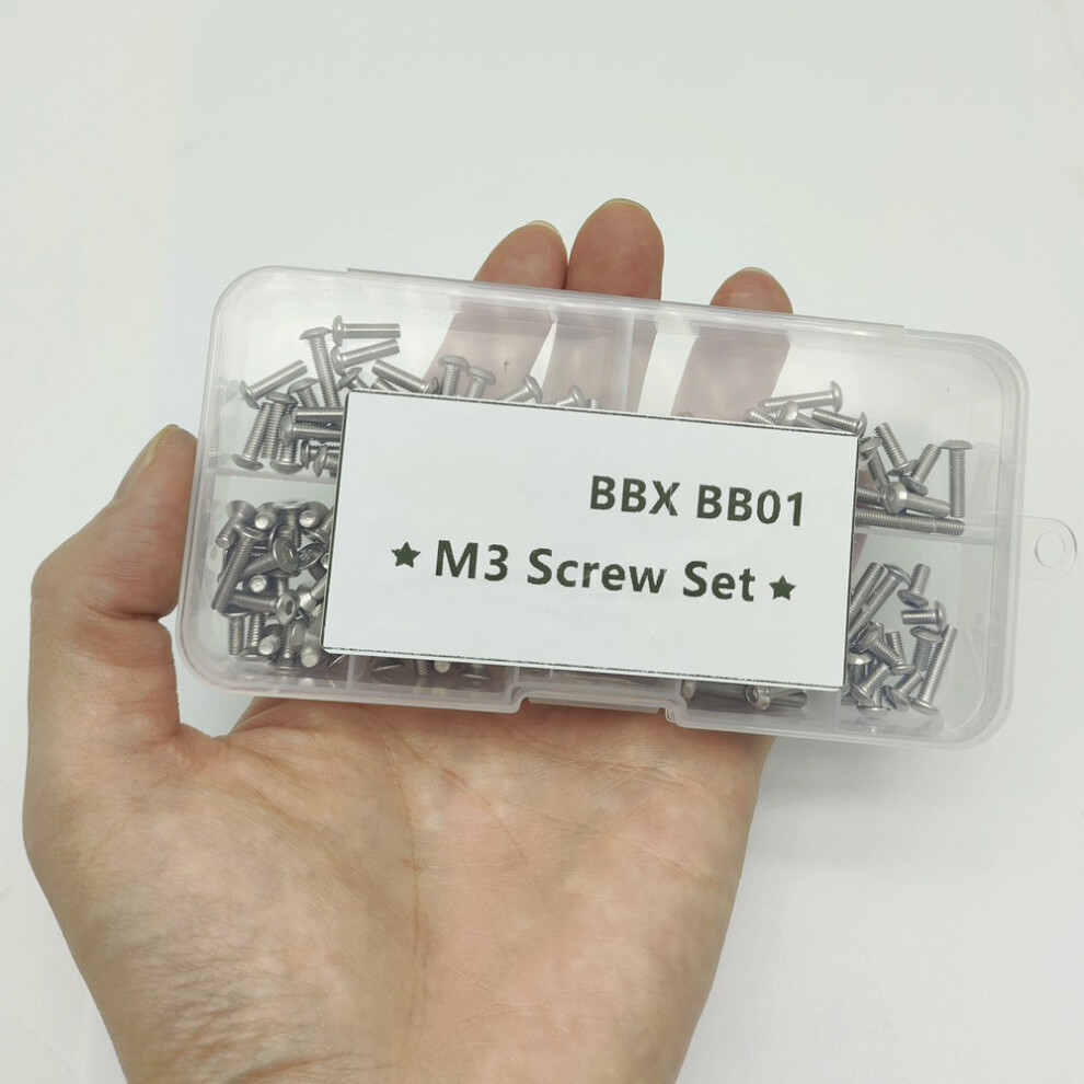 For Tamiya Bbx Bb01 Metal M3 Hexagonal Screw Rc Car Repair Upgrade Parts Box 123643849666