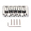 5 String Bass Guitar Replacement Bridge String Spacing 16.5mm Parts Chrome 1