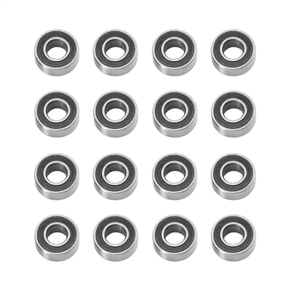 (Black) 16Pcs Metal Bearings For Tamiya Bb01 Bbx Bb-01 1/10 Rc Car Upgrades Accessories Black 123643849673