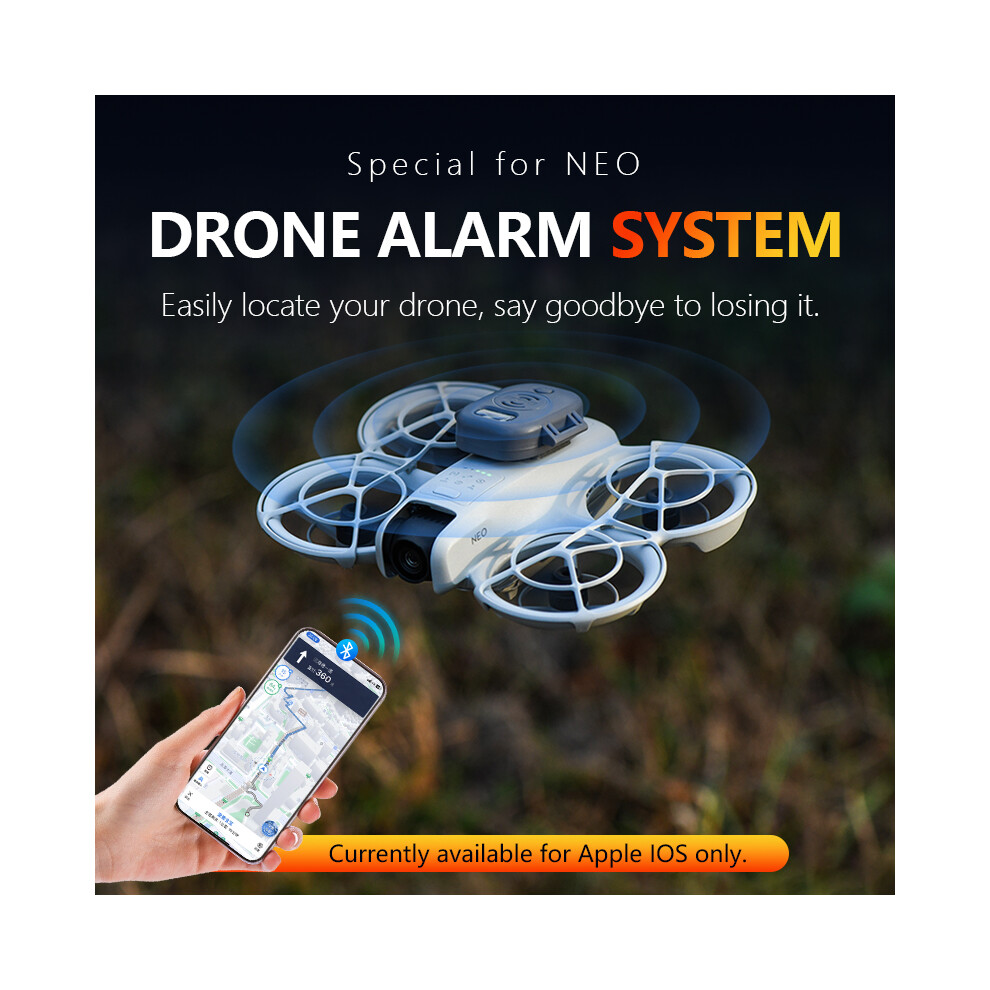 For DJI NEO Drone Alarm Tracker Loss Prevention Portable Accessory 120dB