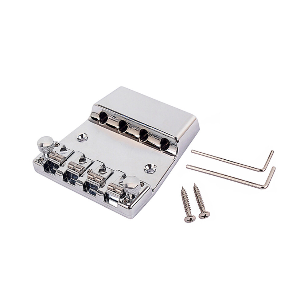 Replacement 4 String Bass Bridge Saddle Parts  For Rickenbacker Guitar