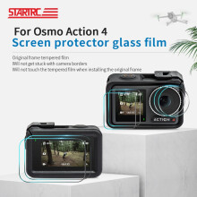 For DJI ACTION 4 Tempered Film Sports Camera Lens Screen Protective Accessories