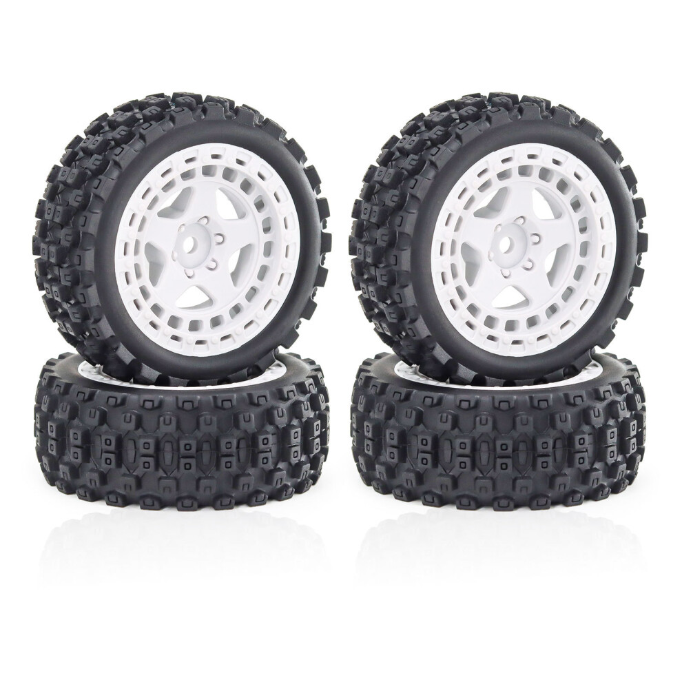 (C) 4Pcs Wheel Hub Tires For Arrma 1/18 2S Typhon Grom Rc Crawler Car Upgrade Parts 320997465546