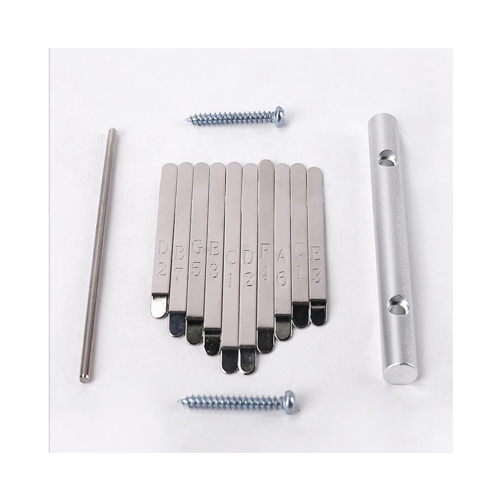 (10 Keys) Kalimba Keys Single Board Mahogany Thumb Piano Mbira Keyboard Instrument Parts 320997699750