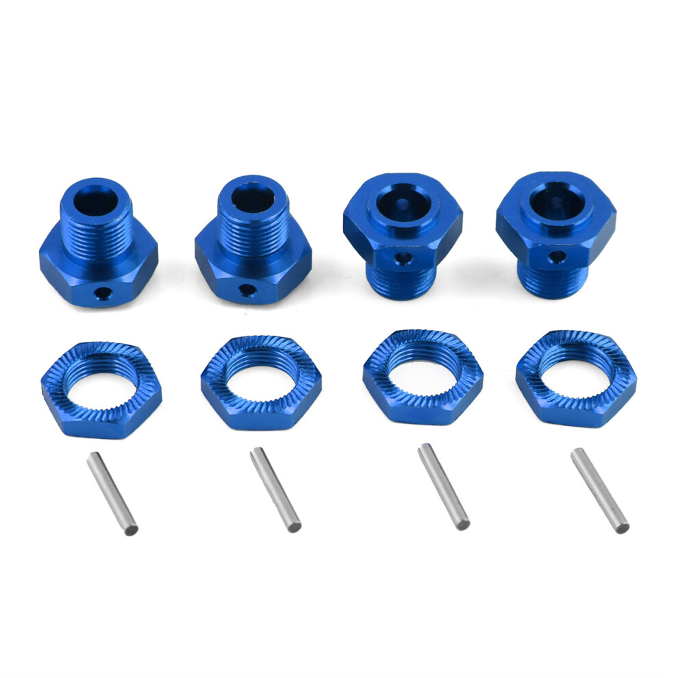 (Blue) Rc Car Upgrade Parts Metal Wheel 17Mm Combiner For Arrma 1/8 4S Kraton Outcast Blue 320997444695