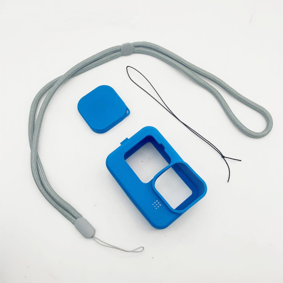 (Blue) Cover Removable Lid Lens Cap Silicone Case Protective Cover For Gopro Hero 10 9 Blue 123643840991