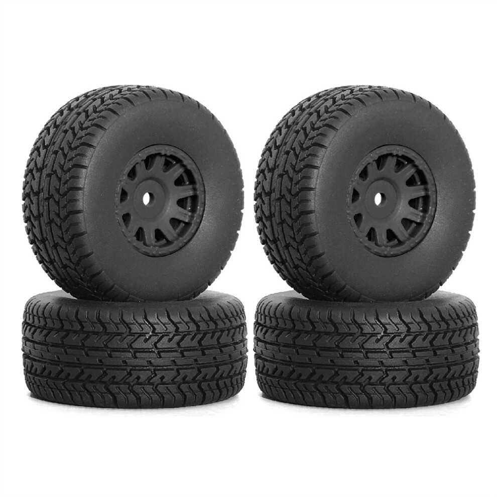 (Black) 4Pcs Rc Car Upgrade Parts Plastic Tyres For Arrma 1/14 Mojave Grom #Ara550116 Black 123643858958