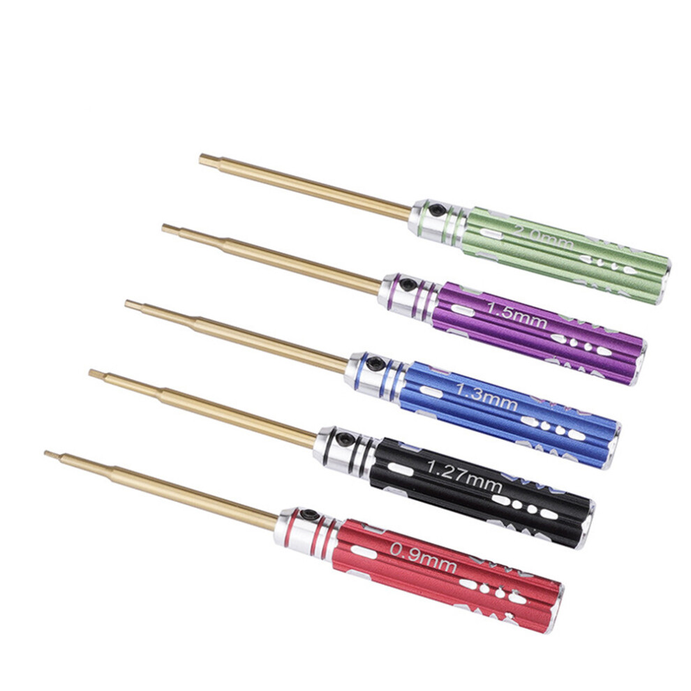 5Pcs Hex Screw Driver Repair Set For Scx24 Rc Car Model Equipment Hobby Model 320997435709