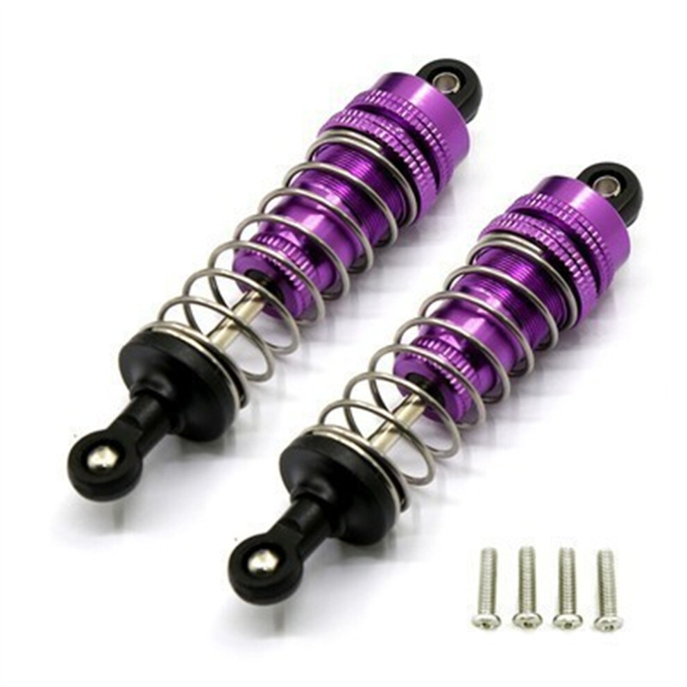 (Purple) 2Pcs Metal Shock Absorber Spring Damper For Hbx 16889 16889A 16890 16890S Purple 123643840687