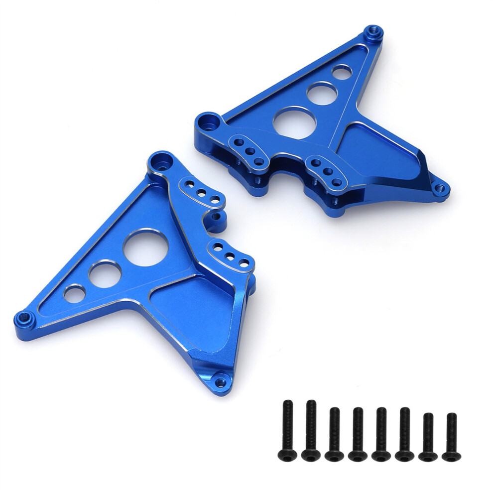 (Blue) Cnc Aluminum Rear Shock Mounts For Traxxas Udr 1:7 Unlimited Desert Racer Rc Car Blue 320997450207