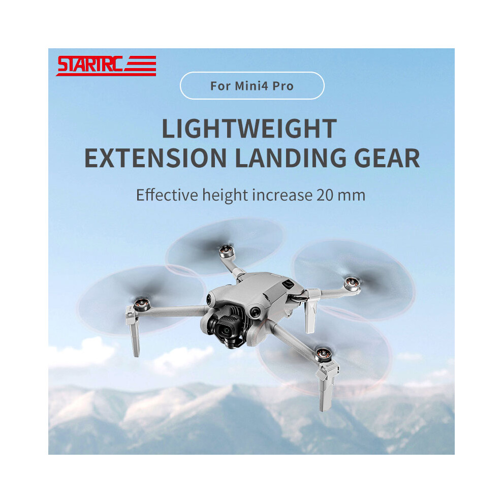4Pcs For Dji Mini 4 Pro Drone Landing Gear Heightening Bracket Landing Light 320997455783