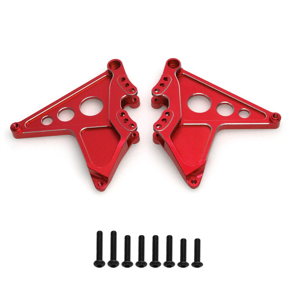 (Red) Cnc Aluminum Rear Shock Mounts For Traxxas Udr 1:7 Unlimited Desert Racer Rc Car Red 320997450214