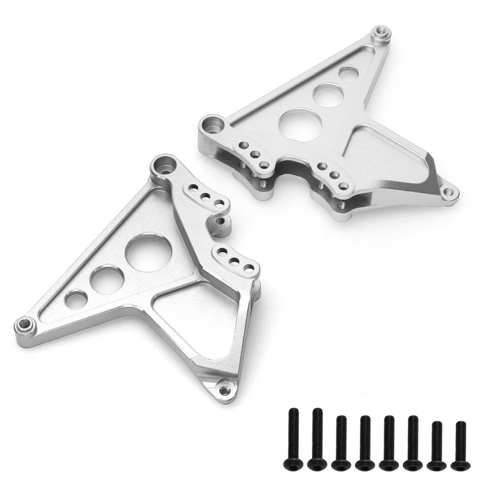 (Silver) Cnc Aluminum Rear Shock Mounts For Traxxas Udr 1:7 Unlimited Desert Racer Rc Car Silver 320997450238