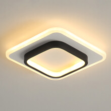 Goeco Modern LED Ceiling Light, 24W, Square, Geometric Ceiling Lights, 3000K