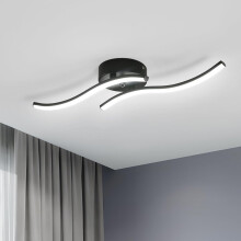 Goeco LED Ceiling Light, 12 W, Modern Acrylic Ceiling Chandelier, 6500 K